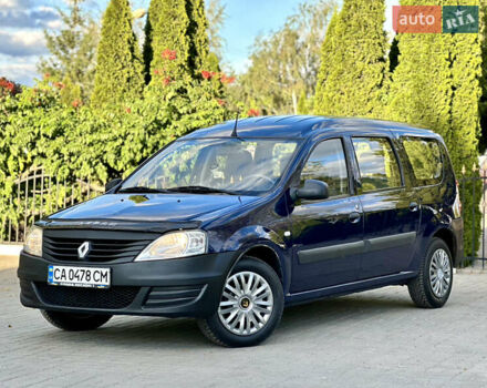 Синий Рено Логан, объемом двигателя 1.6 л и пробегом 260 тыс. км за 5750 $, фото 2 на Automoto.ua