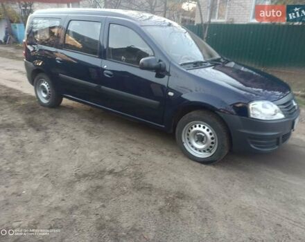 Синий Рено Логан, объемом двигателя 1.6 л и пробегом 86 тыс. км за 6000 $, фото 3 на Automoto.ua