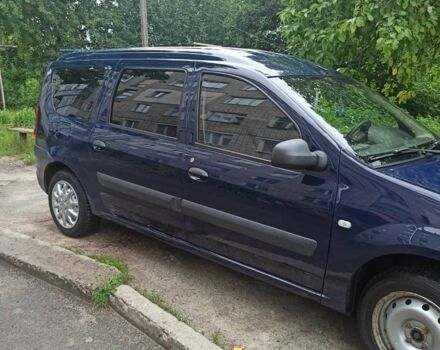 Синий Рено Логан, объемом двигателя 1.6 л и пробегом 2 тыс. км за 4800 $, фото 3 на Automoto.ua