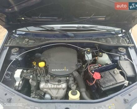 Синий Рено Логан, объемом двигателя 1.6 л и пробегом 86 тыс. км за 6000 $, фото 10 на Automoto.ua