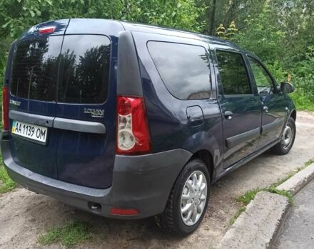 Синий Рено Логан, объемом двигателя 1.6 л и пробегом 2 тыс. км за 4800 $, фото 12 на Automoto.ua