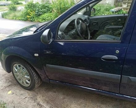 Синий Рено Логан, объемом двигателя 1.6 л и пробегом 2 тыс. км за 4800 $, фото 5 на Automoto.ua