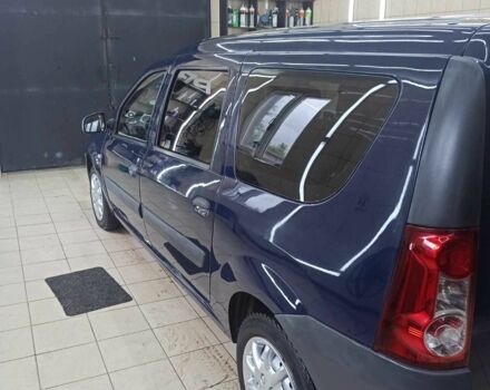 Синий Рено Логан, объемом двигателя 1.6 л и пробегом 2 тыс. км за 4700 $, фото 1 на Automoto.ua