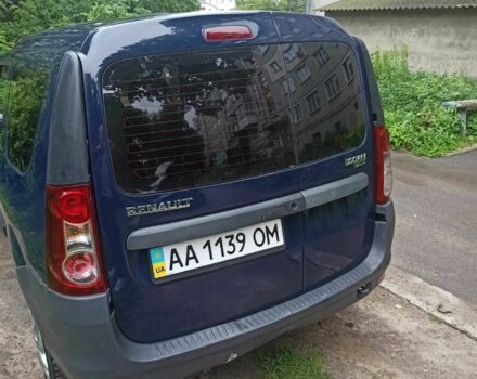 Синий Рено Логан, объемом двигателя 1.6 л и пробегом 2 тыс. км за 4800 $, фото 6 на Automoto.ua