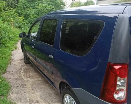 Синий Рено Логан, объемом двигателя 1.6 л и пробегом 2 тыс. км за 4700 $, фото 4 на Automoto.ua