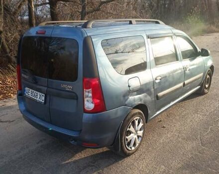 Синий Рено Логан, объемом двигателя 1.6 л и пробегом 112 тыс. км за 5200 $, фото 4 на Automoto.ua