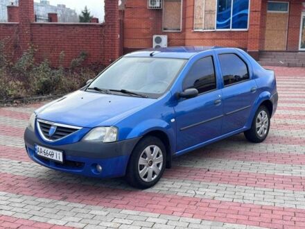 Синий Рено Логан, объемом двигателя 1.6 л и пробегом 250 тыс. км за 2200 $, фото 1 на Automoto.ua