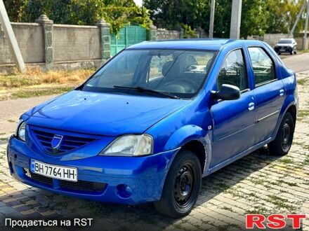 Синий Рено Логан, объемом двигателя 1.4 л и пробегом 140 тыс. км за 900 $, фото 1 на Automoto.ua