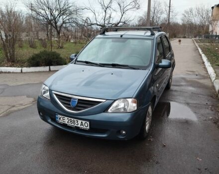 Синий Рено Логан, объемом двигателя 1.6 л и пробегом 82 тыс. км за 4500 $, фото 1 на Automoto.ua