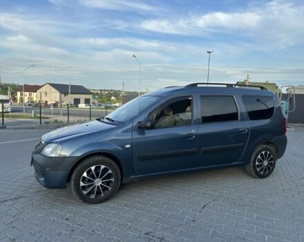 Синий Рено Логан, объемом двигателя 1.6 л и пробегом 131 тыс. км за 4600 $, фото 1 на Automoto.ua