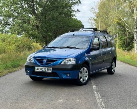 Синий Рено Логан, объемом двигателя 1.6 л и пробегом 220 тыс. км за 4600 $, фото 1 на Automoto.ua