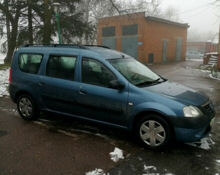 Синий Рено Логан, объемом двигателя 1.6 л и пробегом 195 тыс. км за 2900 $, фото 1 на Automoto.ua