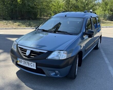 Синий Рено Логан, объемом двигателя 1.6 л и пробегом 100 тыс. км за 6500 $, фото 1 на Automoto.ua