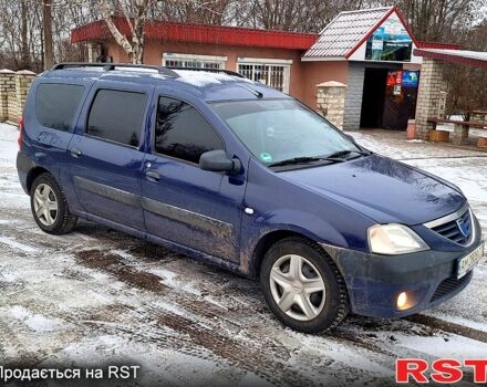 Синий Рено Логан, объемом двигателя 1.6 л и пробегом 25800 тыс. км за 5200 $, фото 1 на Automoto.ua