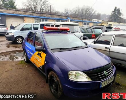 Синій Рено Логан, об'ємом двигуна 1.4 л та пробігом 185 тис. км за 1000 $, фото 1 на Automoto.ua