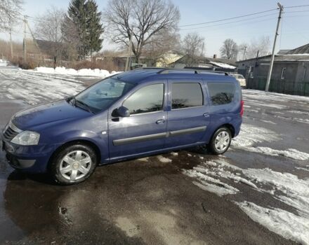 Синий Рено Логан, объемом двигателя 1.6 л и пробегом 135 тыс. км за 6000 $, фото 1 на Automoto.ua