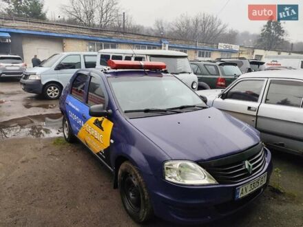 Синий Рено Логан, объемом двигателя 1.4 л и пробегом 185 тыс. км за 1000 $, фото 1 на Automoto.ua