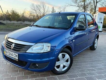 Рено Логан 2009 у Первомайськ на Automoto.ua Синій Рено Логан, об'ємом двигуна 1.46 л та пробігом 264 тис. км за 3800 $, фото 1 на Automoto.ua