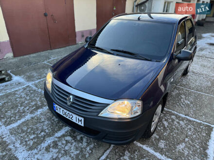 Синий Рено Логан, объемом двигателя 1.39 л и пробегом 161 тыс. км за 4650 $, фото 1 на Automoto.ua