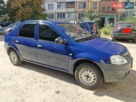 Синий Рено Логан, объемом двигателя 1.4 л и пробегом 225 тыс. км за 3000 $, фото 1 на Automoto.ua