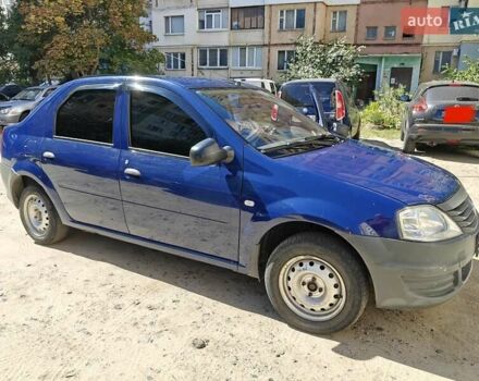 Синий Рено Логан, объемом двигателя 1.4 л и пробегом 225 тыс. км за 3000 $, фото 1 на Automoto.ua