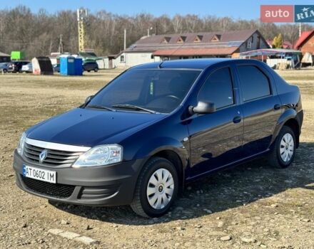 Синий Рено Логан, объемом двигателя 1.39 л и пробегом 162 тыс. км за 3950 $, фото 1 на Automoto.ua