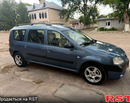 Синий Рено Логан, объемом двигателя 1.6 л и пробегом 120 тыс. км за 5700 $, фото 1 на Automoto.ua
