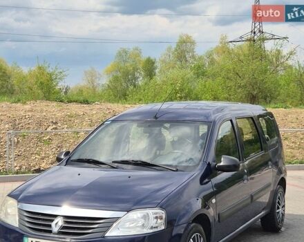 Синий Рено Логан, объемом двигателя 1.46 л и пробегом 286 тыс. км за 4300 $, фото 1 на Automoto.ua