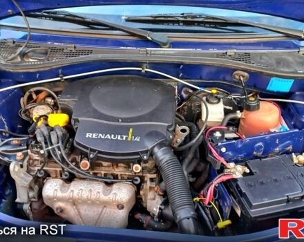 Синий Рено Логан, объемом двигателя 1.4 л и пробегом 394 тыс. км за 2900 $, фото 1 на Automoto.ua