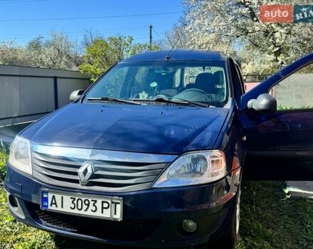 Синий Рено Логан, объемом двигателя 1.46 л и пробегом 365 тыс. км за 5200 $, фото 1 на Automoto.ua