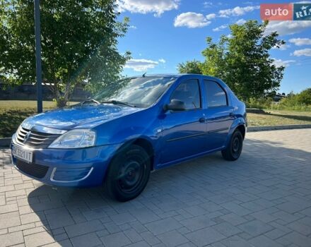 Синий Рено Логан, объемом двигателя 1.39 л и пробегом 169 тыс. км за 3900 $, фото 1 на Automoto.ua