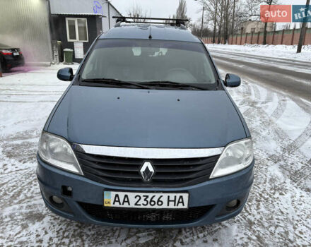 Синий Рено Логан, объемом двигателя 1.6 л и пробегом 168 тыс. км за 4700 $, фото 1 на Automoto.ua