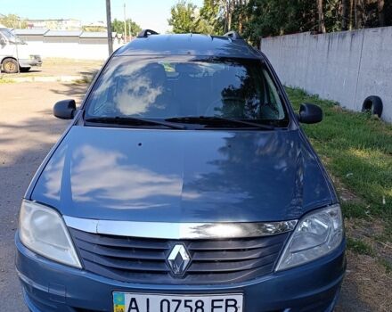 Синій Рено Логан, об'ємом двигуна 1.6 л та пробігом 261 тис. км за 5400 $, фото 1 на Automoto.ua