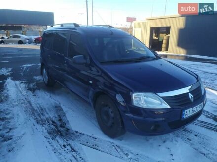 Рено Логан 2010 в Киеве на Automoto.ua Синий Рено Логан, объемом двигателя 1.46 л и пробегом 221 тыс. км за 6000 $, фото 1 на Automoto.ua