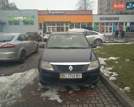 Синий Рено Логан, объемом двигателя 1.4 л и пробегом 490 тыс. км за 2200 $, фото 1 на Automoto.ua