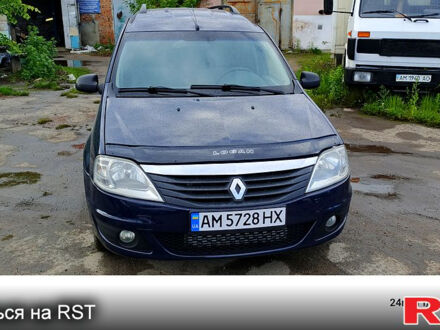 Рено Логан 2010 в Житомире на Automoto.ua Синий Рено Логан, объемом двигателя 1.5 л и пробегом 290 тыс. км за 5500 $, фото 1 на Automoto.ua