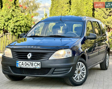 Синий Рено Логан, объемом двигателя 1.6 л и пробегом 260 тыс. км за 5750 $, фото 1 на Automoto.ua