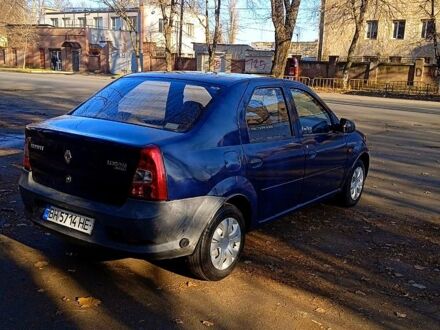 Синий Рено Логан, объемом двигателя 1.4 л и пробегом 190 тыс. км за 2700 $, фото 1 на Automoto.ua