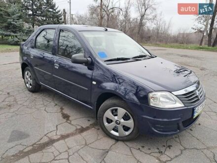 Синий Рено Логан, объемом двигателя 1.4 л и пробегом 148 тыс. км за 4999 $, фото 1 на Automoto.ua