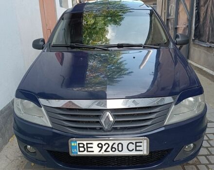 Синий Рено Логан, объемом двигателя 1.46 л и пробегом 206 тыс. км за 5500 $, фото 1 на Automoto.ua