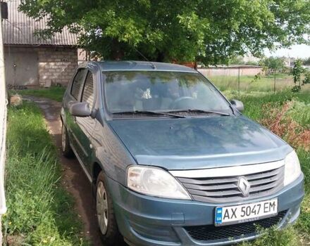 Синий Рено Логан, объемом двигателя 1.39 л и пробегом 215 тыс. км за 5100 $, фото 1 на Automoto.ua