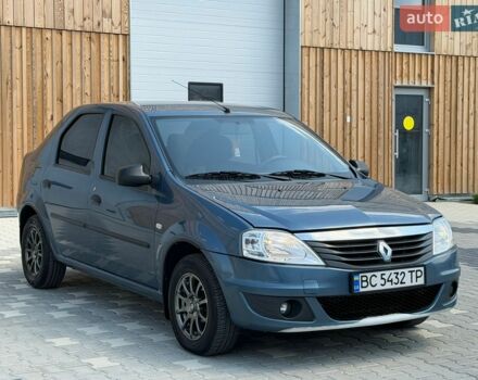Синий Рено Логан, объемом двигателя 1.39 л и пробегом 140 тыс. км за 4700 $, фото 1 на Automoto.ua