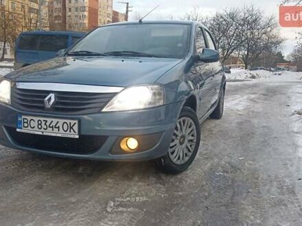 Синий Рено Логан, объемом двигателя 1.6 л и пробегом 167 тыс. км за 5200 $, фото 1 на Automoto.ua
