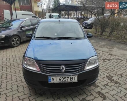 Синий Рено Логан, объемом двигателя 1.39 л и пробегом 170 тыс. км за 3700 $, фото 1 на Automoto.ua