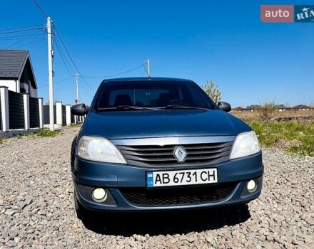 Синий Рено Логан, объемом двигателя 1.6 л и пробегом 205 тыс. км за 4300 $, фото 1 на Automoto.ua