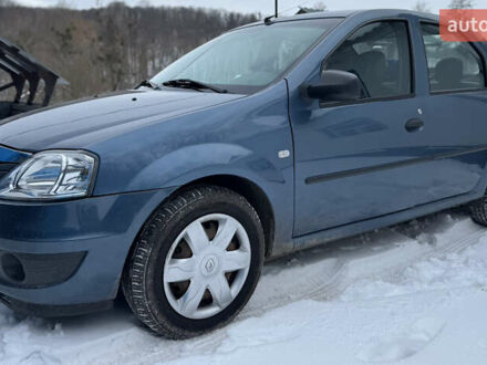 Синий Рено Логан, объемом двигателя 1.39 л и пробегом 68 тыс. км за 5500 $, фото 1 на Automoto.ua