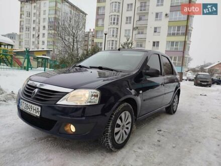 Синий Рено Логан, объемом двигателя 1.39 л и пробегом 112 тыс. км за 5300 $, фото 1 на Automoto.ua