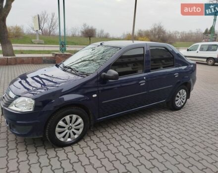Синий Рено Логан, объемом двигателя 1.39 л и пробегом 112 тыс. км за 4350 $, фото 1 на Automoto.ua