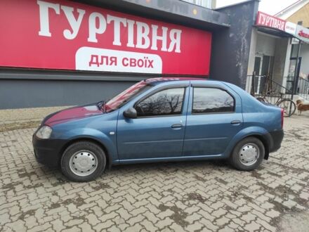 Синий Рено Логан, объемом двигателя 1.4 л и пробегом 185 тыс. км за 3700 $, фото 1 на Automoto.ua