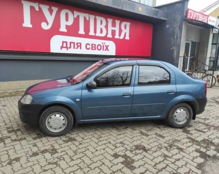 Синий Рено Логан, объемом двигателя 1.4 л и пробегом 185 тыс. км за 3700 $, фото 1 на Automoto.ua